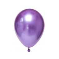 bkmt tebal balon latex 2.8g tebal karet warna metalic chrome 12 inch - ungu