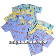 VELVET JUNIOR (3PCS) SHORT VELVET JUNIOR BABY SET NB, SML, LB, XL, XXL.SNI MOTIF