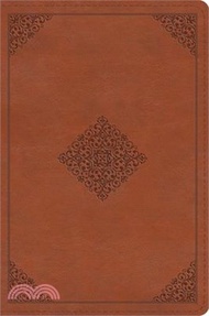 ESV Compact Bible (Trutone, English Saddle, Ornament Design)