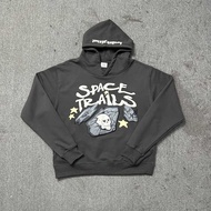 Broken planet Broken planet Foam Vortex planet Print Hooded Sweatshirt Men Casual Sports Hoodie