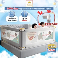 （10TH Gen）Baby Bed Fence Safety Bed Gate Guard Kids Anti-Fall Bed Guard Rail 1.5m /1.8m /1.9m 床围栏