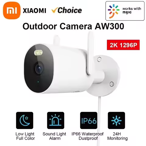 New Xiaomi Outdoor Camera AW300 Iptv 2K Full-Color Infrared Night Vision IP66 Smart Home Sound And L