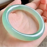冰種 天然翡翠 緬甸 A玉 玉鐲 • 冰種芙蓉翡翠圓鐲