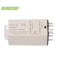 MAILE Delay Timer Relay, H3Y-2 AC 220V Time Relay, Delay Control 10s 8Pin H3Y-2 Timer Relay Electric