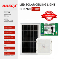 BOSCA 2 Year Warranty 100W LED Solar Ceiling Light  Remote Control Adjustable Color BHZ-920