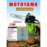 New Motoyama Chainsaw CS9900 22 Laser/Baja Mesin Gergaji Senso