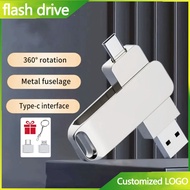 High-Quality C-Type Flash Driver, Support Customized Logo, 2TB/1TB/256GB/512GB/128GB/32GB/64GB/16GB/
