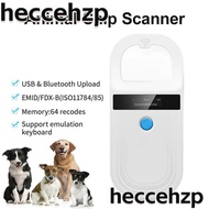 HECCEHZP Animal RFID Reader Tag Reader USB/Bluetooth Handheld Cat Dog Microchip Scanner