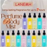 LANEMH Perfume Body Mist Ladies Men (Bubble Gum/Candy/Coconut/Watermelon/Honeydew/Cake) Bau Wangi Be