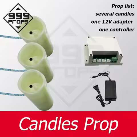 Blow Candle Prop Escape Room Prop Blow Candle in order to open mag lock Escape The Room mechanism de