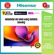 HISENSE 55″ 4K UHD VIDAA SMART TV 55A6Q - HISENSE WARRANTY MALAYSIA