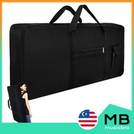 Portable 61 Keys / 88 Keys 5mm / 10mm Padded Keyboard Bag Double Shoulder Back Strap Keyboard Case