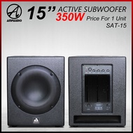 AmpAudio 15Inch  Powered Subwoofer Active Subwoofer with RCA Input and XLR Input Strong Bass
