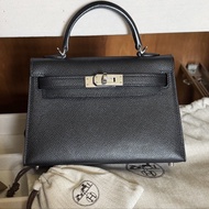 Hermes Mini Kelly Epsom Noir