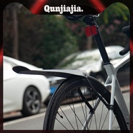 【QJJ】Bicycle Mudguard Adjustable Bike Rear Fender Lightweight for Road Bike City Bike
