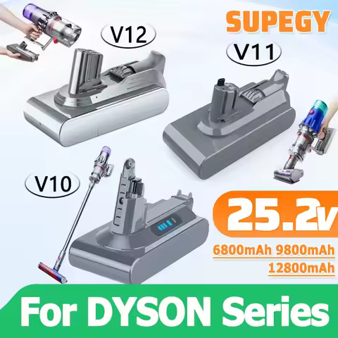 for Dyson 25.2V V12 Detect Slim Cordless Extra V11 Absolute V10 Animal V10-SV12 V11-SV15 Battery 25.