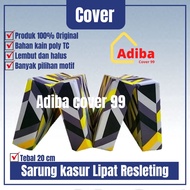 [ ONLY Cover ] 20 cm Thick Zippered 4-Fold Foam Mattress Cover Inoac Foam Mattress Cover/ Zippered B