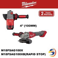 MILWAUKEE M18FSAG100X/M18FSAG100XB M18 FUEL 4"/100MM ANGLE GRINDER