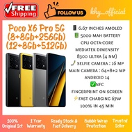 New Smartphone Original Xiaomi Poco X6 Pro 5G [ 8+256Gb Rom / 12+512Gb Rom | Dimensity 8300 Ultra/12