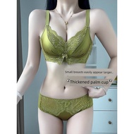 baju dalam perempuan bra span tebal Seluar dalam wanita berkumpul, tidak ada cincin keluli, tebal 8c