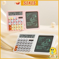 SIXIS Scientific Calculator, Dual Power Supply Large LCD Display  Calculator, 12-Digit With LCD Writ