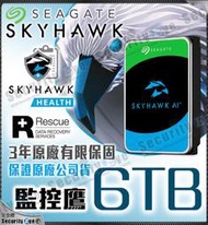 Seagate 希捷 6TB 監控鷹 監控硬碟 3.5吋 DVR NVR 台灣公司貨 非 紫標 WD 1TB 2TB