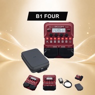 ZOOM B1X FOUR Bass Multi-Effects Pedal Red 71 Effects 9 Amp Cabinet Models