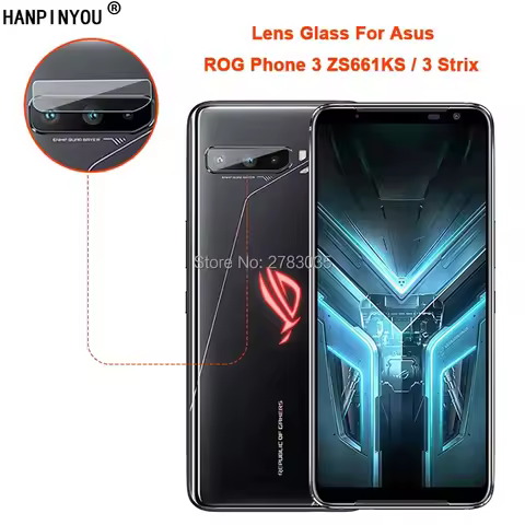 For Asus ROG Phone 5 5s Pro 3 II ZS661KS ZS660KL ZS600KL ZS673KS Slim Back Camera Protector Rear Len