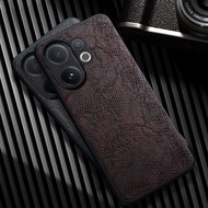 Leather Business Case for Vivo V60 Wind Cortex Pattern Mobile Cover