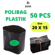 Polybag package 50 pcs size 20 x 15 cm Plant Polybag