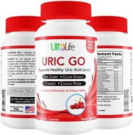 #1 URIC GO Uric Acid Cleanse Support Supplement + Tart Cherry