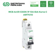 Schneider MCB Acti9 iC60N 1P 10A 6kA Kurva C - A9F74110