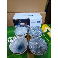 Box of 4 ceramic cups (random sample)