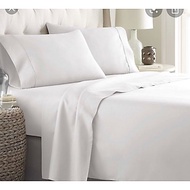 HOTEL Standard 200TC Plain White Flatsheet / Bedsheet /  Hotel Cadar (Hotel / Airbnb)
