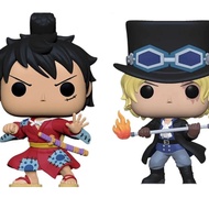 FunkoPOP ONE PIECE ONE PIECE Kimono Luffy Sabo Doll Figure Static Figure Figure