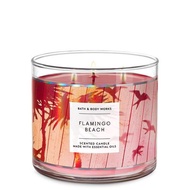 FLAMINGO BEACH  3 WICK SCENTED CANDLE BATH AND BODY WORKS