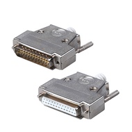 YY DB9 DB15 DB25 Pin serial port connector Female male Shell socket metal Plug Head 2 rows copper CO