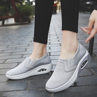 Rocking Sole Travel Shoes Outdoor Hiking Shoes Women's Overfoot Lazy Shoes Heightening Hiking Shoes 