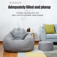 Pz&gt;&gt; bean bag S/M/L /XL sofa bean Stylish Bedroom Furniture Solid Color Single Bean Bag Lazy Sofa