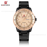 NAVIFORCE NAVIFORCE 9109 Hot Sale Watch Steel Band Quartz Watch Waterproof Business Calendar Men's W