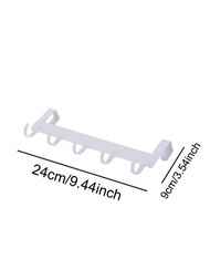 1入組多色金屬門後掛鈎,附帶置物架,適用於衣服、包包、鑰匙、雨傘、毛巾等物品,適用於客廳、臥室、門廳、浴室等地方使用,可以不用釘子使用功能掛鉤