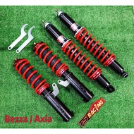 TS RACING Adjustable** PERODUA AXIA BEZZA TS Racing Hi Low Bodyshift Adjustable Absorber [100% NEW] 