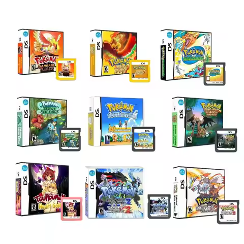 NDS Game Card，Pokémon series Platinum， Pure Heart ，True Soul ， Conquest，Garbage Gold， New Version En