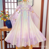 Girls Hanfu 2025 * ^ Children Summer Skirts Ancient Costume Chinese Style Super Fairy Dresses * Tang