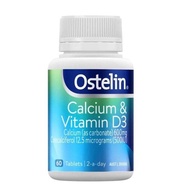 Ostelin Calcium & Vitamin D3 Supplement Pills & Vitamin D3 Box of 60 Pills/130 Pills
