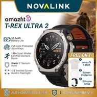 AMAZFIT T-Rex Ultra 2 Smart Watch Hiking Amazfit GPS Watch Jam Running Strava Watch Hyrox Amazfit Sm
