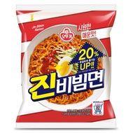 ottogi jin bibim ramen มาม่าเกาหลี จินบิบิมราเมน รสบิบิมบับ 156กรัม  진비빔면