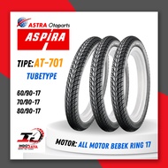 [BAYAR DI TEMPAT] BAN ASPIRA TUBETYPE AT701 X / AT-701X / BAN LUAR ASPIRA RING 17 (60/90 - 70/90-17 