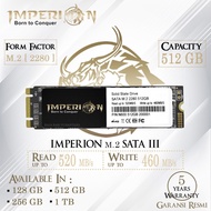 SSD IMPERION 512GB M.2 SATA 2280 SSD M.2 NGFF / M2 SATA OFFICIAL 5 YEAR WARRANTY