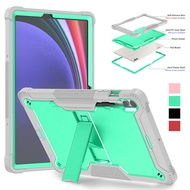 for Galaxy Tab S9 Plus 12.4 inch 2023 Case with Built-in Stand, Rugged Full-Body Hybrid Case for Samsung Tab S9 Ultra, Tab S8 Ultra, Tab S8 Plus/S7 Plus/S7 FE, Tab S9/S8/S7 11 inch